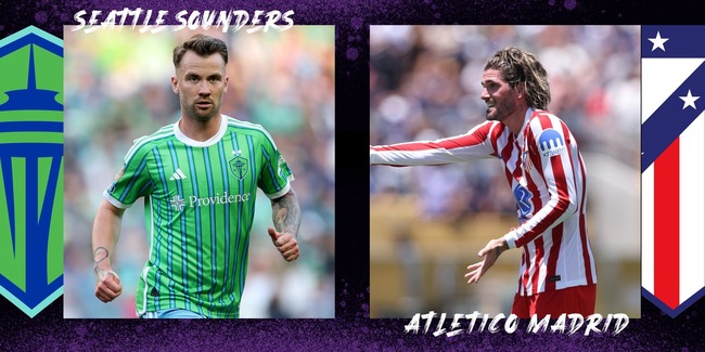 Màn so tài gay cấn giữa Seattle Sounders vs Atletico Madrid
